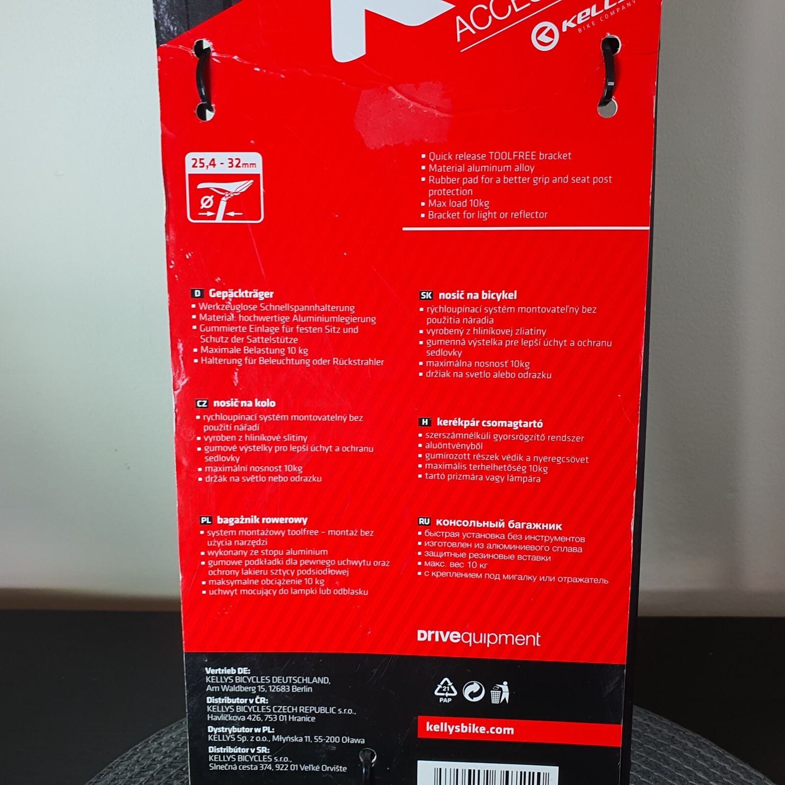 Bike Rear Rack Bicycle Pannier Rack KLS eBay