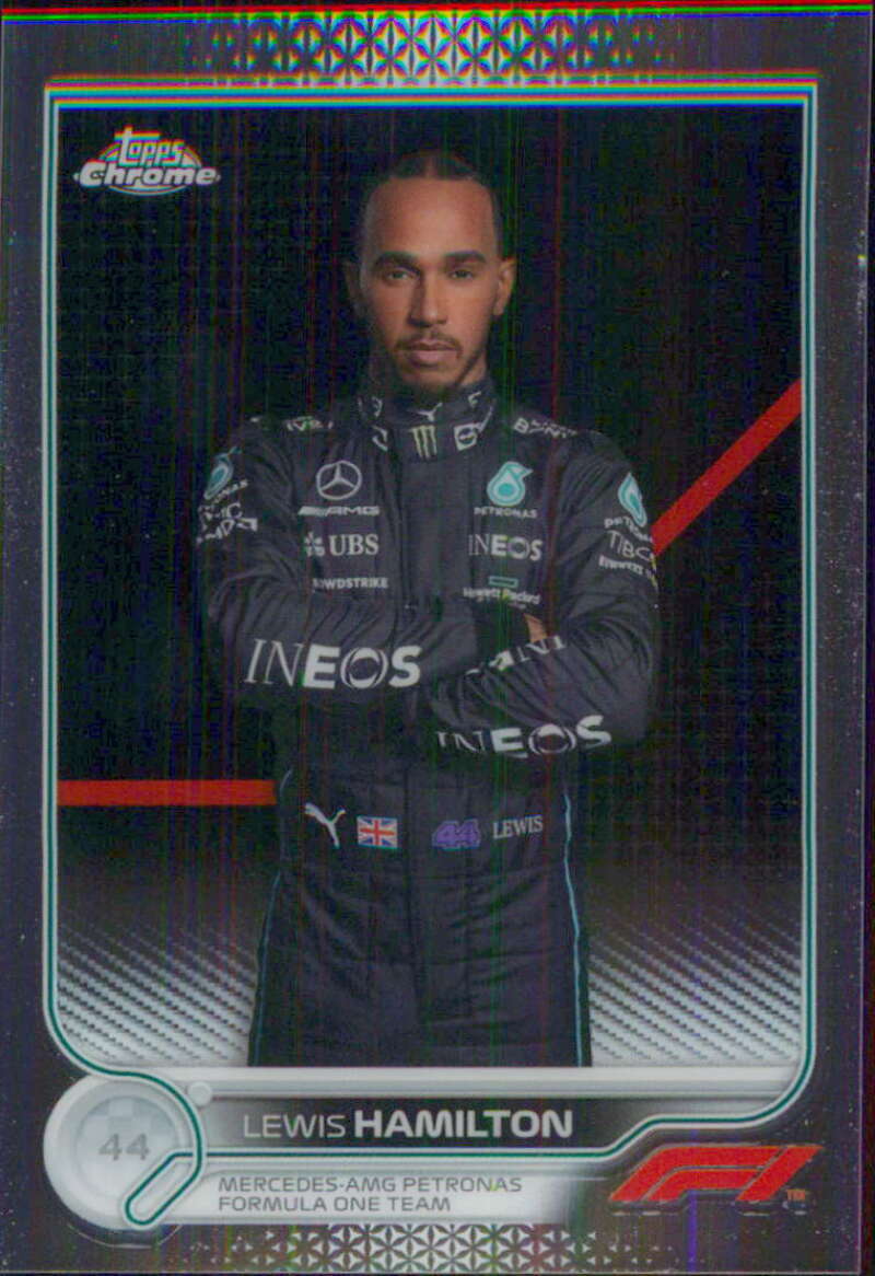 2022 Topps Chrome Formula 1 #5 Lewis Hamilton