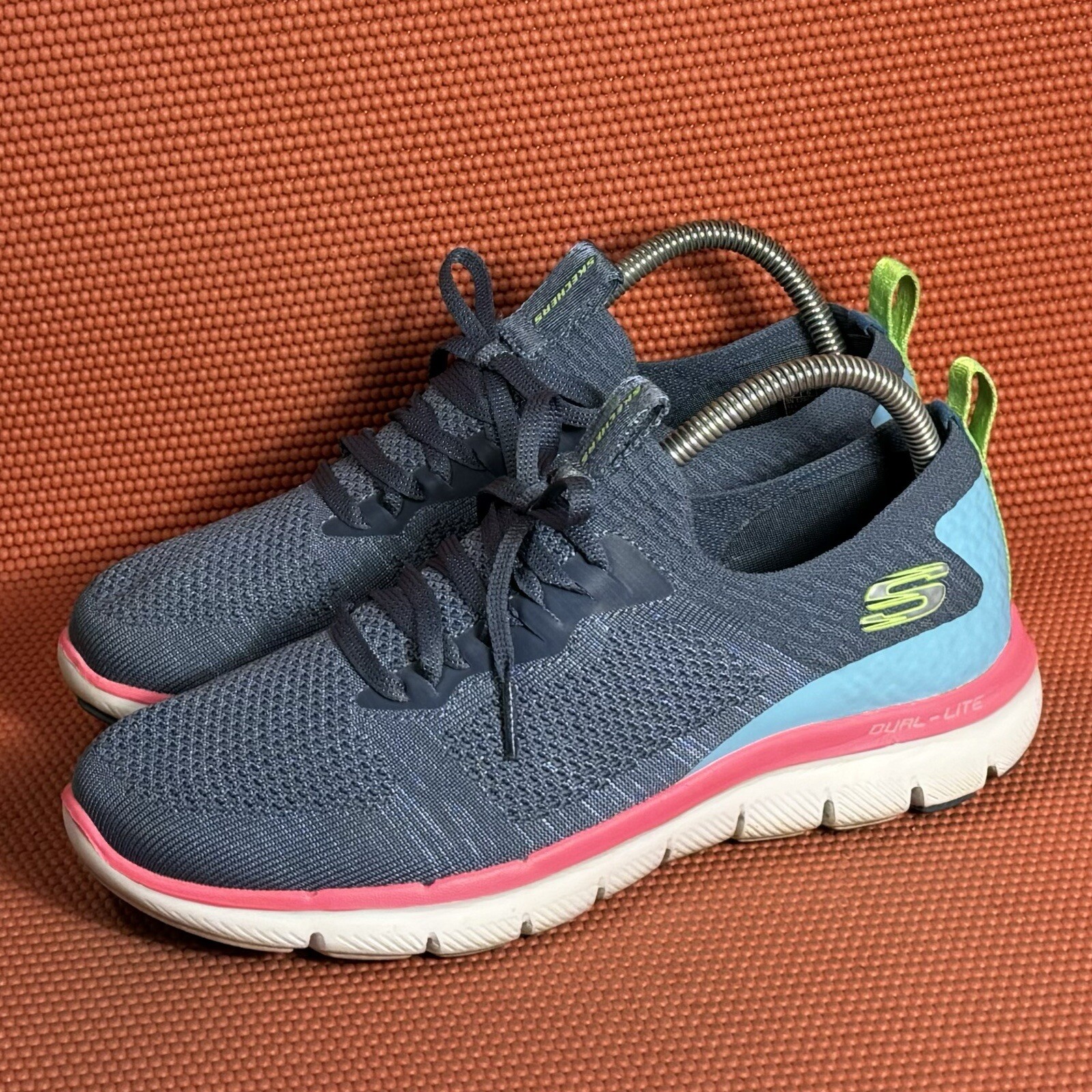 Skechers Womens Flex Appeal 12753 Navy Blue Running Shoes