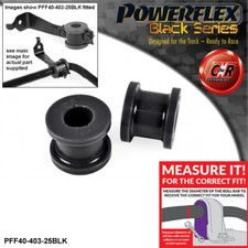 Powerflex Black Front Arb Buchsen 25mm für Mercedes 190 W201 82-93