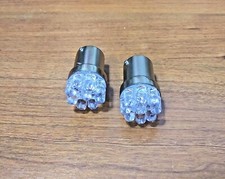 2 BBT Super Bright 12 volt DC 9 White LED 1156 Light Bulbs
