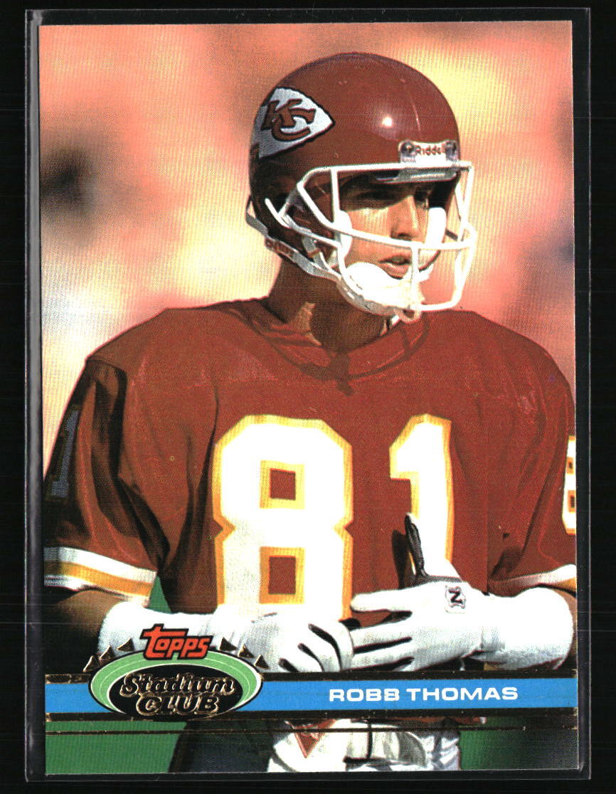 Robb Thomas 1991 Stadium Club #184 Football Card