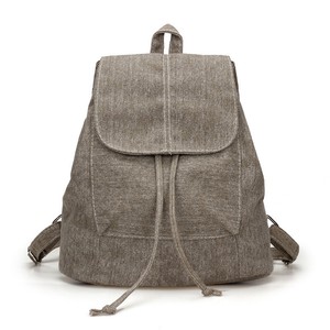 grey backpack women