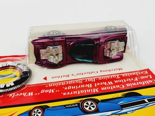 HOT WHEELS REDLINE MOD QUAD HK MAGENTA NEW ON UNPUNCHED CARD VERY NICE!!! N321 - Picture 10 of 13