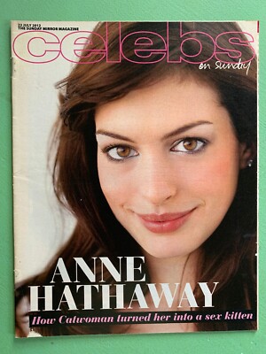 CELEBS magazine 22-July-2012 ANNE HATHAWAY Amy Winehouse Tom Conti Perry Fenwick