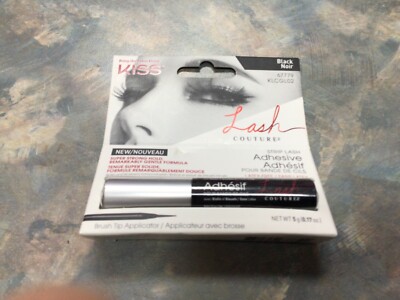 Kiss Lash Couture Strip Lash Adhesive In Shade Black 5g