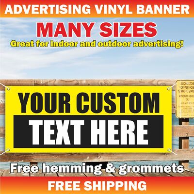 MINOR CHANGES Advertising Vinyl Banner Flag Sign USA Many Sizes Available Custom