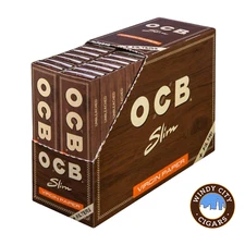OCB Virgin Slim Rolling Papers + Tips - 10 Packs