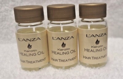 LANZA Keratin Healing Oil Hair Treatment .34oz Travel Size (3 PACK) BRAND NEW!