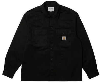 Palace x Carhartt WIP Longsleeve Master Shirt Washed Black Palace x Carhartt WIP Longsleeve Master Shirt Washed Black