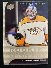 20-21 UD Trilogy Hockey Rookie Renditions RR-18 Connor Ingram
