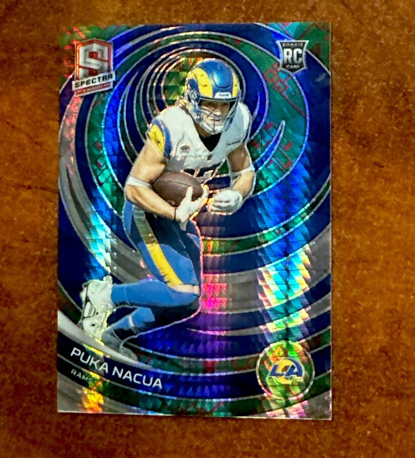 2023 Panini Spectra #189 Puka Nacua RC Prizm /8 Rams Super Rare! Lucky Envelope