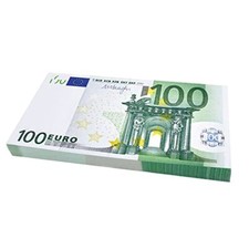 Scratch Cash 100 x € 100 Euro Soldi per Giocare (Dimensioni Aumentate