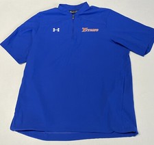 Under Armour  Titans  Blue Windshirt Mens Medium 1/4 Zip