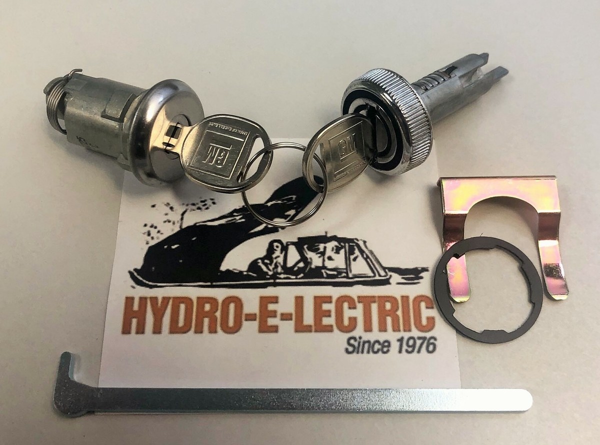 NEW 1968-1974 Buick Skylark & GS Glove box & Trunk Lock Set