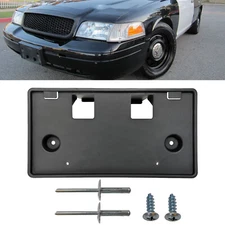 For 1998-2011 Ford Crown Victoria Front License Plate Frame Mount Bracket Holder