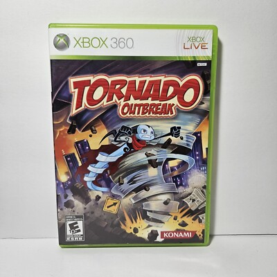 Tornado Outbreak Microsoft Xbox 360 2009 Complete CIB Konami Katamari-Like