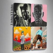 4 Mags | TYLER the Creator Magnets (4) 2x2 inches - Album Art from Chromakopia