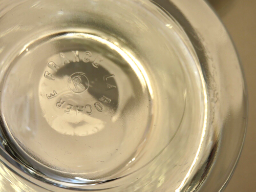 12 LA ROCHERE FLEUR DE LYS TUMBLER WHISKEY OLD FASHION GLASSES FRANCE EXCELLENT - 第 4/4 張圖片