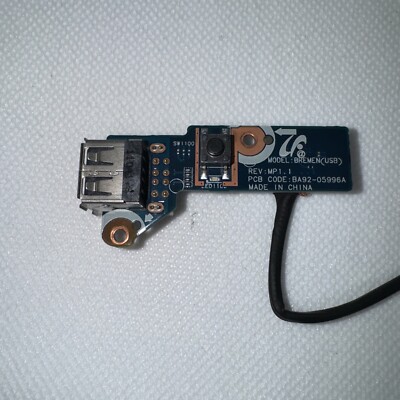 BA92-05996A Genuine Bremen/Samsung USB PCB Board | OEM w/ Wire (Used, Working)