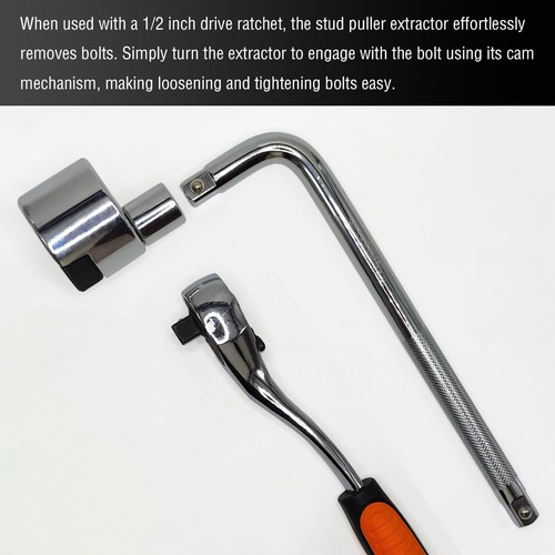 Stud Remover 1/4" to 3/4" 6 to 19mm Stud Extractor Tool for Broken Bolt Remov... - Picture 5 of 7