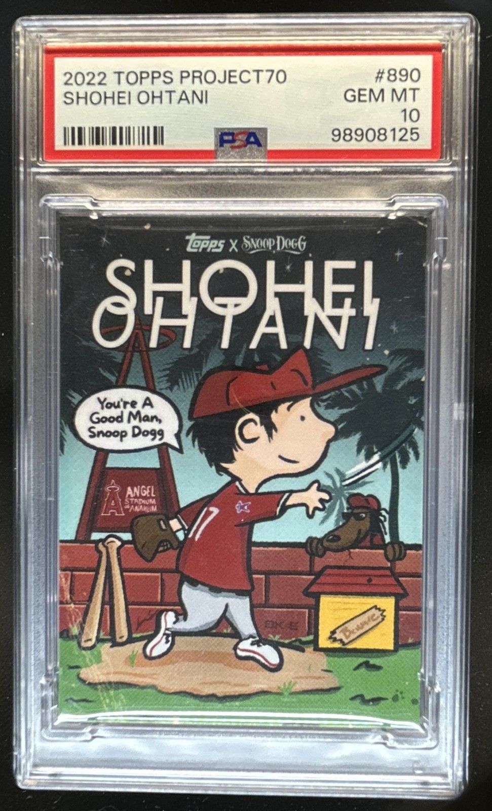 2021 Topps Project70 Shohei Ohtani #890 Angels PSA 10 GEM MINT