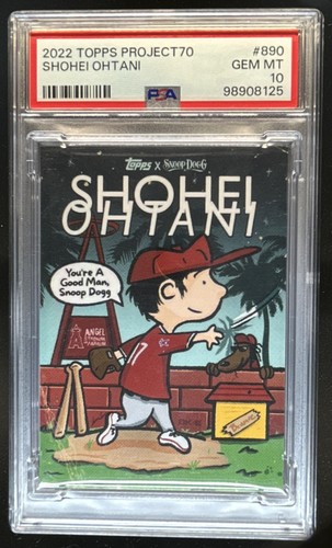 2021 Topps Project70 Shohei Ohtani #890 Angels PSA 10 GEM MINT