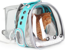 Expandable Cat Backpack Carrier for Large Cats Small Dogs - Airline Approved P