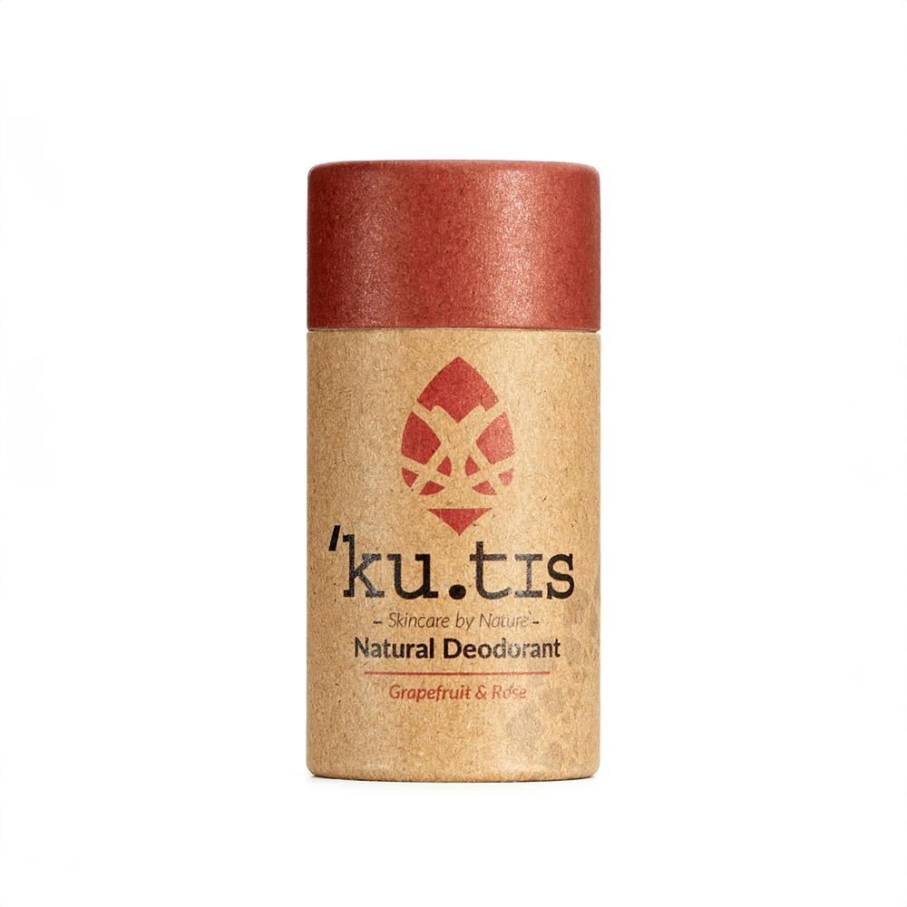 Ku.tis Grapefruit & Rose Natural Roll On Eco Friendly Deodorant, Plastic Free Anti Perspirant - Image 3