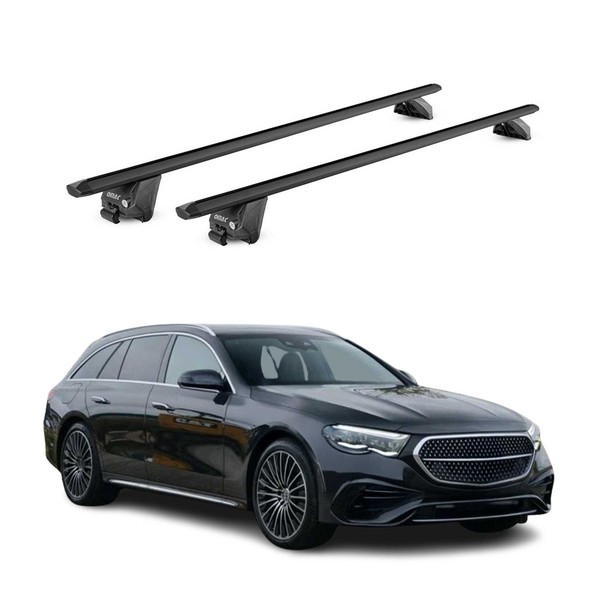 DachträGer FüR Mercedes E Klasse S213 T-Modell 2016-2023 100Kg Alu ABE Schwarz-image