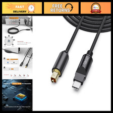 USB C to Optical Audio Cable 6.6FT, Type C to SPDIF Digital Aux Cord, 5.1 Surrou