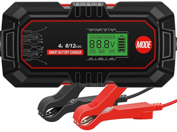Sailvono 4A Autobatterie LadegeräT, 6V/12V KFZ BatterieladegeräT Mit-image
