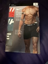 New Nike Dri Fit Essential Micro Boxer Brief Underwear Men's Size XL 3 Pack
