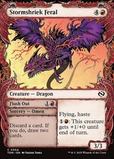 Stormshriek Feral // Flush Out - Foil - Showcase - Tarkir: Dragonstorm - Near Mi