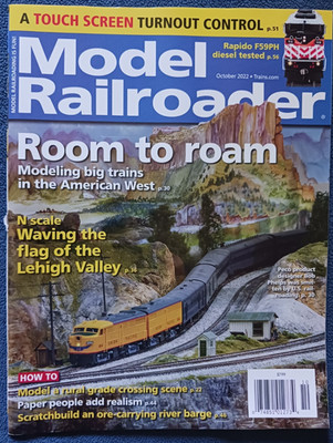 Model Railroader Magazine - October 2022 Issue - Room To Roam: Modeling US West