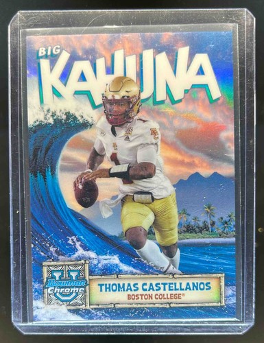 2024 Bowman Chrome University Thomas Castellanos The Big Kahuna #BK-11 Eagles