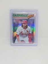 2026 Topps Heritage Brendan Donovan Chrome Refractor #95 St. Louis Cardinals