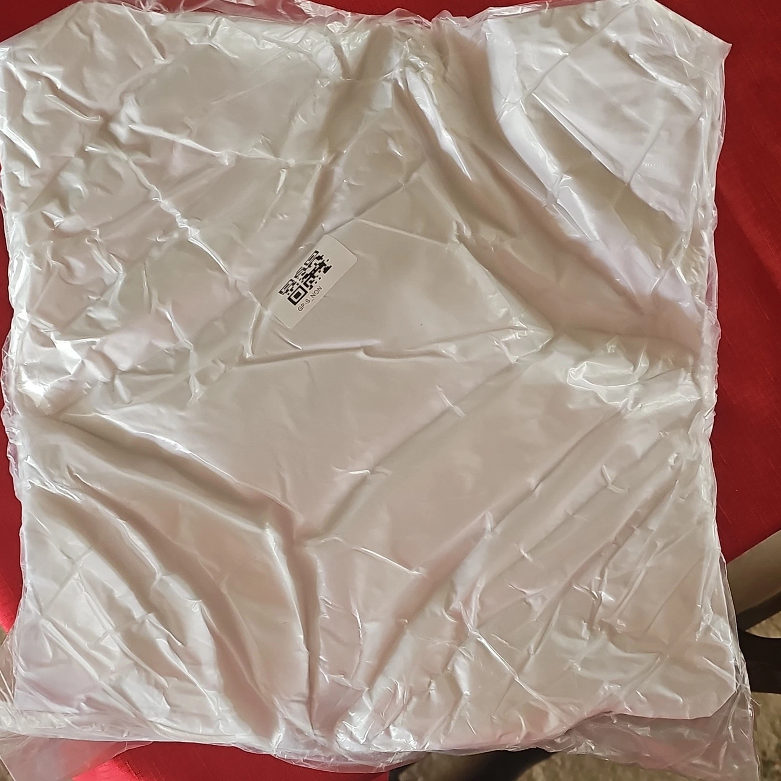 White Square Fabric Throw Pillow GP-S_NON Home Décor Accent Cushion