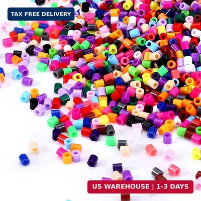 Multi-Mix Fuse Beads Kit, 10,000 Pcs 5mm Multicolor Iron Bead Set with 20 Colors