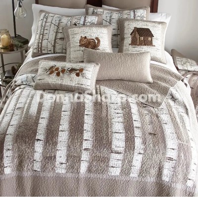 Donna Sharp Birch Forest Cotton Quilted Bedding Twin