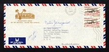 New Caledonia Postal Cover Le Village sc C180 To Lincoln, Rhode Island 1984