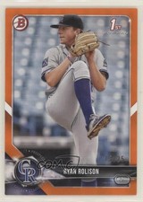 2018 Bowman Draft Orange 13/25 Ryan Rolison #BD-64 xb2