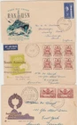 Australia 2 FDC 1955 USA Friendship 1957 SA State 100 yrs 1958  not a FDC