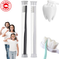Ultra Soft Nano Toothbrush 20,000 Bristles - Sensitive Gums Extra Gentle Black