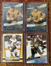 Vegas Golden Knights 60 Hockey card lot - Morelli RC , Coghlan YG , Hayes RC