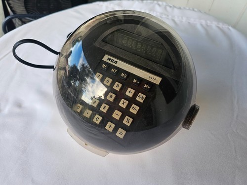 RCA Electric Calculator 1970s Spaceball 4C1414 Works Advanced Model RARE