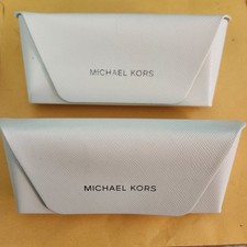 Two Michael Kors Authentic Hard Eyeglasses/Sunglasses Cases