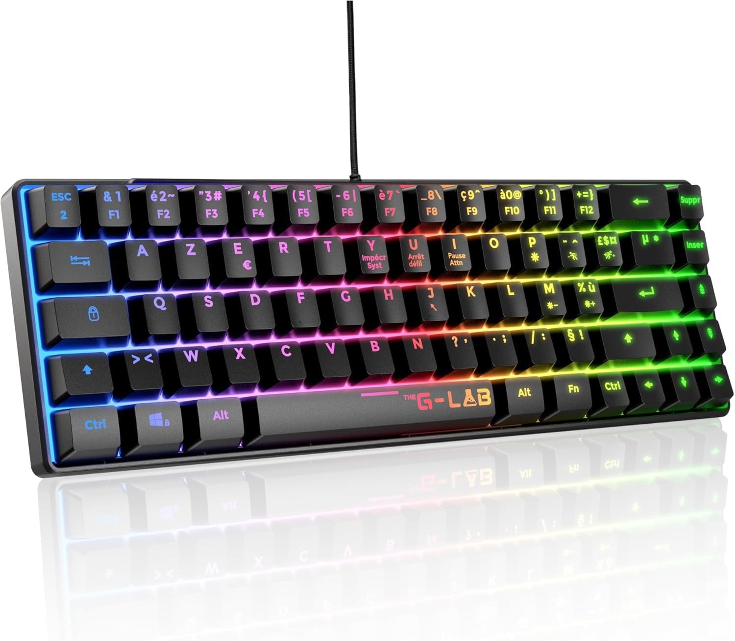 Clavier de Jeu Keyz Hydrogen Réactif avec Anti-Ghosting et Touche Ñ Spéciale