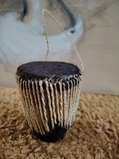 Small Vintage Handmade Doumbek Drum - Cowhide Goblet Toumperleki