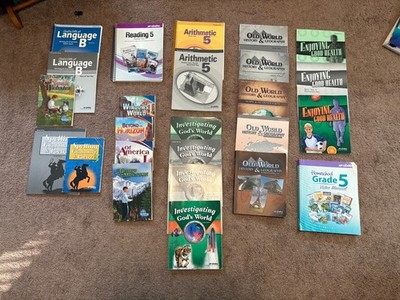 Abeka 5th Grade Language, Reading, Arithmetic, History, Science 